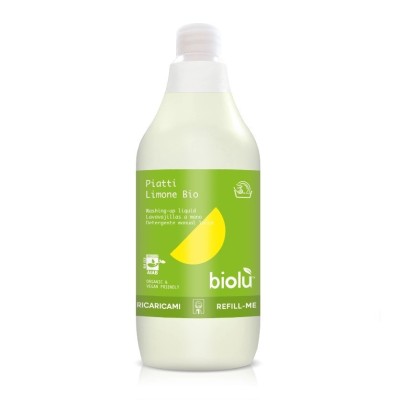 Detergent Ecologic Pentru Spalat Vase Cu Lamaie 1l Biolu foto