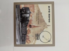 corea de nord - Timbre trenuri, locomotive, cai ferate, nestampilate MNH foto