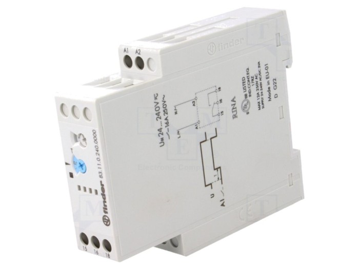 Timer programabil SPDT 250VAC 16A