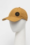 Adidas by Stella McCartney sapca culoarea bej, cu imprimeu, IX6605