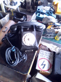 Telefon de colectie din ebonita cu disc Ste Plazolles Model U43 Made in Franta