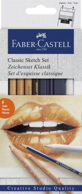Set desen pentru schițe Faber-castell, 6 buc foto