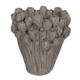 Ghiveci din ceramica gri Roses &Oslash; 23 cm x 25 h