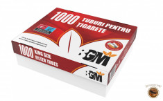 OFERTA!!! 2000 TUBURI TIGARI BGM 1000 + INJECTOR TUTUN + TRANSPORT GRATUIT foto