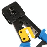 Cleste Sertizat Profesional RJ45 UTP/FTP/Cat6, RJ11/12, Taiere Cablu, Metal