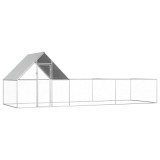 Cumpara ieftin Cotet pentru pasari, 6 x 2 x 2 m, otel galvanizat