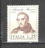 Italia.1973 100 ani moarte A.Manzoni:poet-Pictura SI.825, Nestampilat