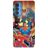 Husa compatibila cu Motorola G20 model Cartoon Justice league, Silicon, TPU, Viceversa, Transparent, Carcasa