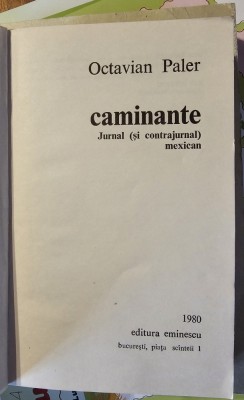 Cartea Caminante foto