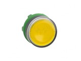 Comutator Apăsare 22mm Galben 2 Pozitii