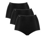 Set 3 chiloti pentru femei Sloggi 24 7 Microfibre Maxi C3P, negru, 46 - OUTLET