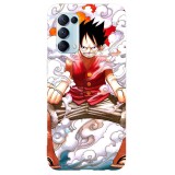 Husa compatibila cu Oppo Find X2 Pro model Luffy one piece, Silicon, TPU, Viceversa, Transparent, Carcasa