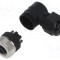 Conector M12 mufă mamă 4 pini 4A 125V IP67 unghi pe cablu LUTRONIC