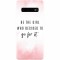 Husa silicon pentru Samsung Galaxy S10, Quotes Pink