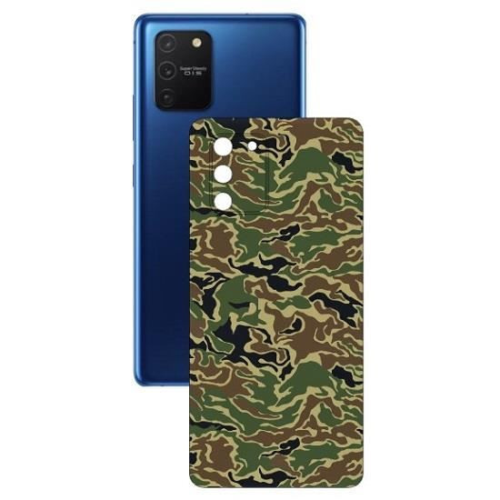 Set Folii Skin Acoperire 360 Compatibile cu Samsung Galaxy S10 Lite (Set 2) - ApcGsm Wraps Camo Green