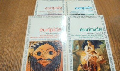 EURIPIDE - Theatre Complet - 4 Vol. - Garnier-Flammarion (descriere) - 1966 foto