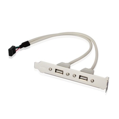 2x Porturi USB 2.0, Sunmostar, Alb foto