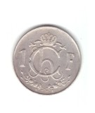 Moneda Luxemburg 1 franc 1962, stare buna, curata