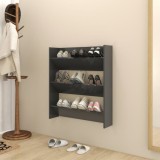 Cumpara ieftin Pantofar de perete, gri, 80x18x90 cm, PAL