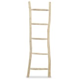 Cumpara ieftin Scara pentru prosoape cu 5 trepte, tec, 45x150 cm, natural