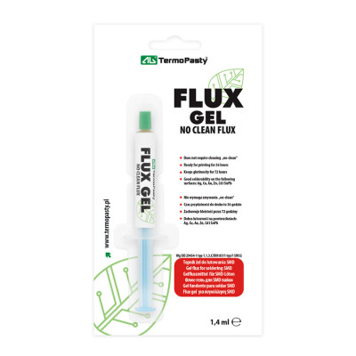 Gel flux 1.4CM3 pentru asamblarea componentelor SMD si reparatii AG TermoPasty foto