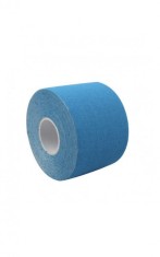 Banda Kinesiologica, impermeabila pentru ameliorarea durerii, 3.8 cm X 5 m, albastru