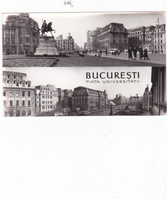 AMS - ILUSTRATA 1260, BUCURESTI - PIATA UNIVERSITATII, ANUL 1959
