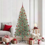 VidaXL Pom de Crăciun artificial cu zăpadă imitată și lumină LED 3396815