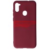Husa Silicon Burgundy Samsung Galaxy A11 / M11 - Calitate Superioara