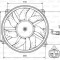 VALEO 696850 Ventilator, radiator