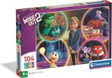 Puzzle Disney Inside Out 2 Clementoni SuperColor 104 piese