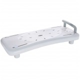 RIDDER Scaun tip raft pentru cadă cu m&acirc;ner, alb, A0040101