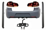 Pachet exterior VW Golf 6 VI R20 Look cu stopuri Full LED si evacuare