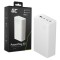 Greencell PowerPlay 30 - baterie externă albă cu o capacitate de 30.000mAh, 22.5W, 4 porturi