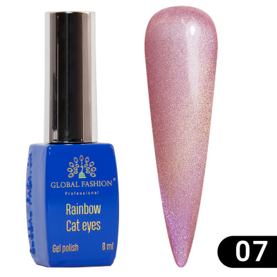 Oja semipermanenta Rainbow Laser Cat Eyes 8ml, 07 foto