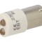 Lampă de control LED albă 230V