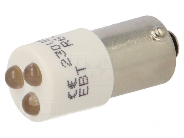 Lampă de control LED albă 230V
