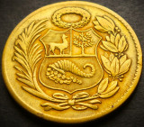 Cumpara ieftin Moneda Medalistica 1 SOL DE ORO - PERU, anul 1959 *Cod 3585 = 13,6 grame, America Centrala si de Sud