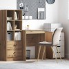 VidaXL birou de scris Stejar artizanal Lemn prelucrat 60 x 50 x 76 cm