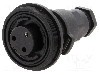 Conector circular, mama, 3 pini, BULGIN - PX0732/S