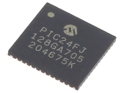 Microcontroler PIC24 64kB memorie, UART I2C SPI foto