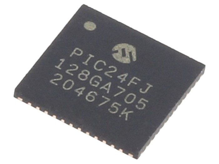 Microcontroler PIC24 64kB memorie, UART I2C SPI