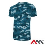 Tricou Sahara T145 camou albastru
