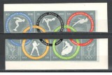 Romania.1960 Olimpiada de vara ROMA-streif ndt. XR.390, Nestampilat