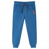 Pantaloni de trening pentru copii, albastru, 140, vidaXL