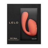 Cumpara ieftin Vibrator dublu LELO IDA WAVE, pentru clitoris și punctul G, control prin aplicație, funcție de rotație, 10 funcții de vibrație, portocaliu