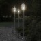vidaXL Lampă exterioară de podea, argintiu, 120 cm, oțel inoxidabil 4006383