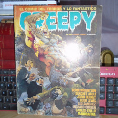 REVISTA BENZI DESENATE : CREEPY * NR. 34 * APRILIE * 1982 ( IN SPANIOLA )