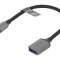 Cablu USB 3.0 A la C 0,15m gri