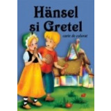 Hansel si Gretel. Carte de colorat